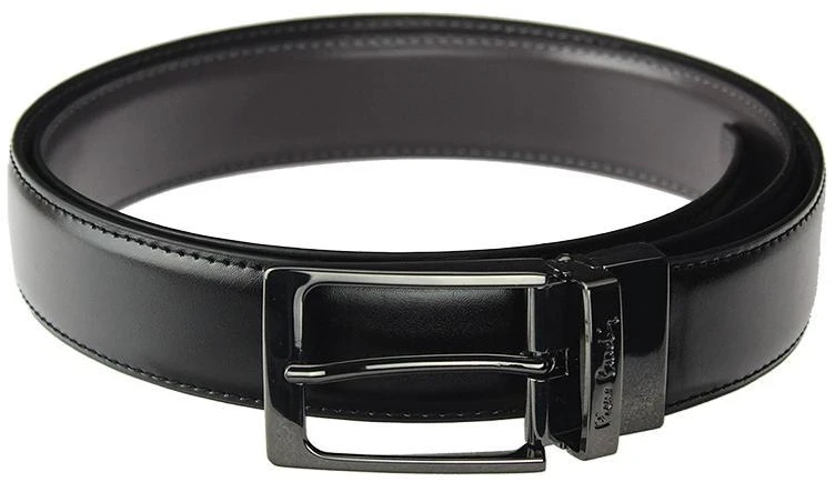 Diržas vyrams Pierre Cardin FWJX5 DOUBLE - Juodas, rudas