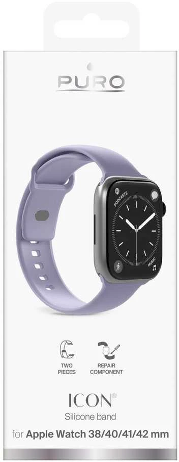 Dirželis išmaniojo laikrodžio Puro Icon violetinis 38/40/41/42 mm