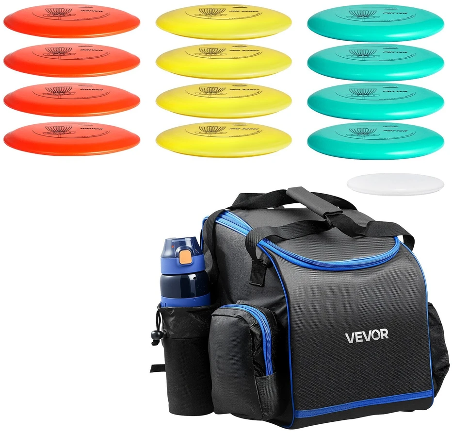 VEVOR Disc golf rinkinys, 12 diskų pradedantiesiems