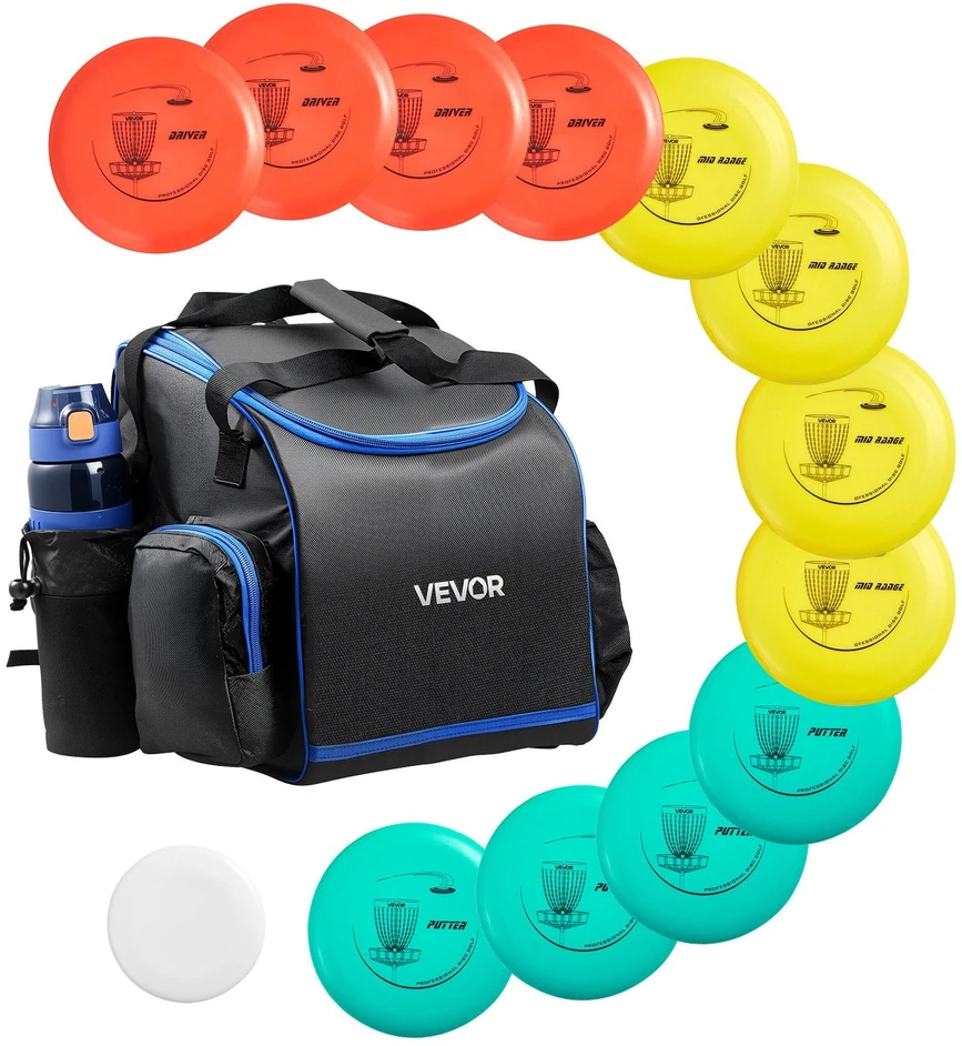VEVOR Disc golf rinkinys, 12 diskų pradedantiesiems