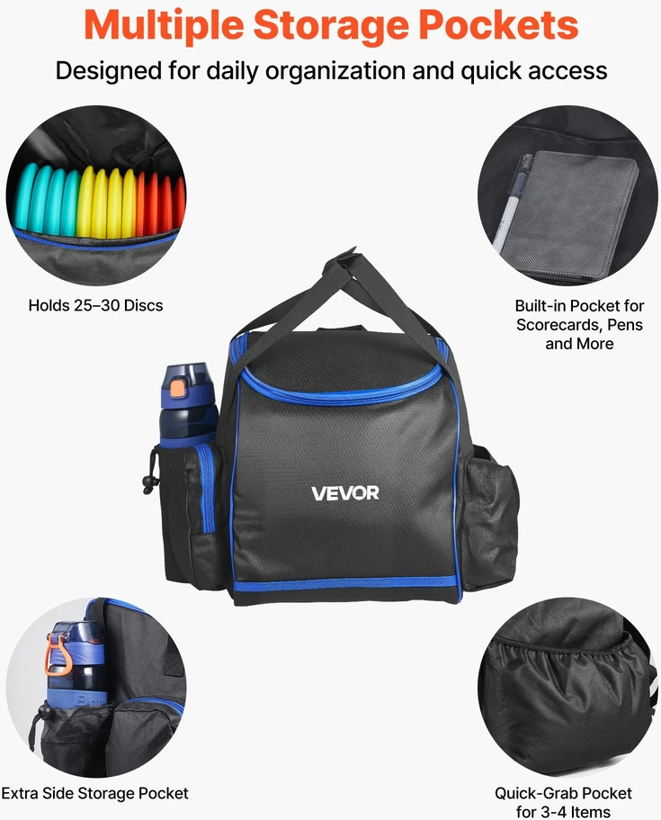 VEVOR Disc golf rinkinys, 12 diskų pradedantiesiems