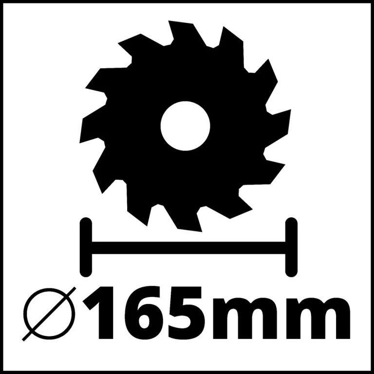 EINHELL akumuliatorinis diskinis pjūklas 18V TP CS 18/165 Li BL be akumuliatoriaus ir kroviklio 4331225