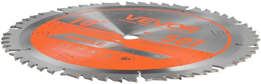 VEVOR Diskinis pjovimo diskas medienai, 254 mm, 50 dantų