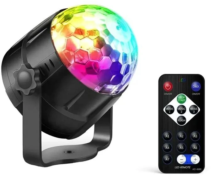 Zs48 Disko kamuolys RGB