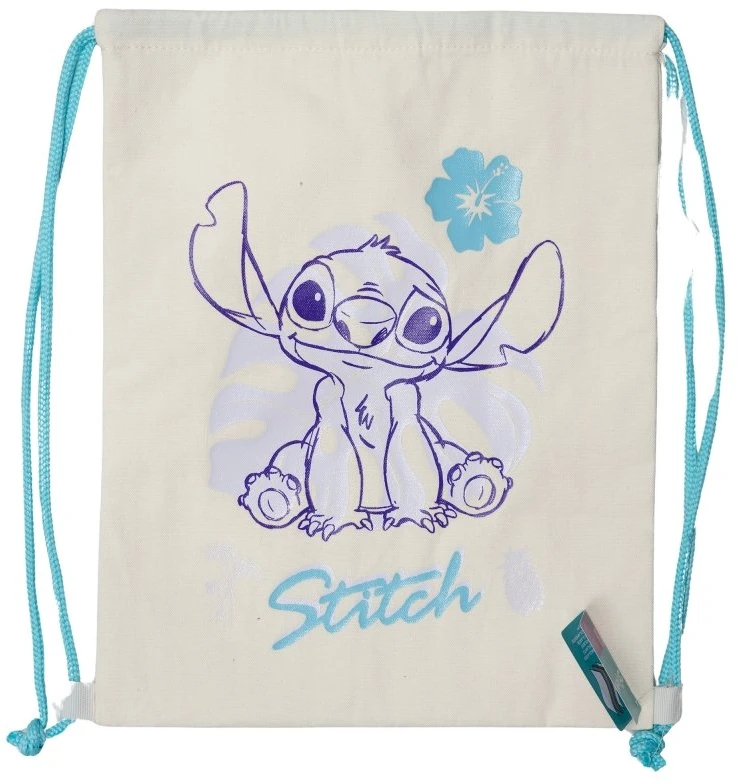 Disney Stitch - Kuprinė / krepšys su raišteliais (30 x 40 cm)