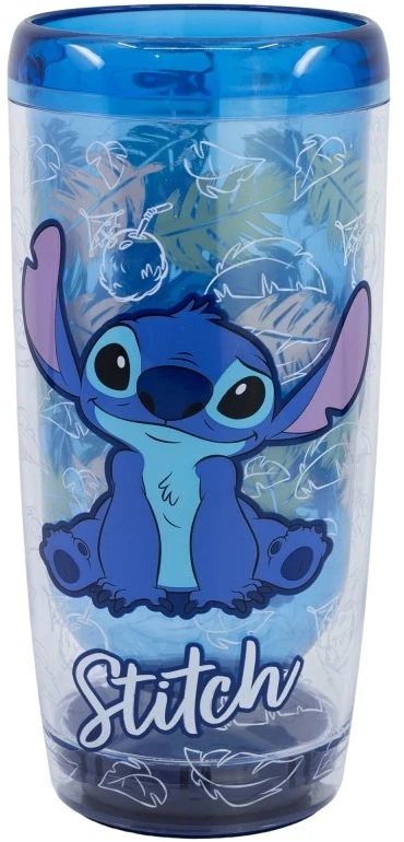 „Disney Stitch“ – vandeniui atsparus puodelis su dvigubomis sienelėmis iš „Ohana“ kolekcijos, 625 ml