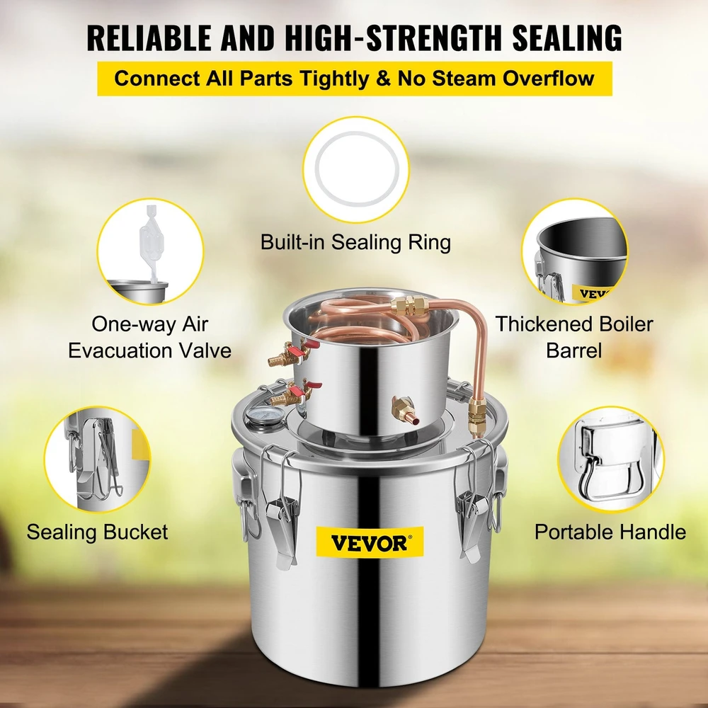 VEVOR Naminio distiliavimo rinkinys 12.5l