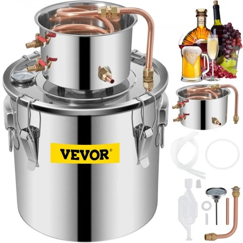 VEVOR Naminis distiliuotojas 21L su variu ir termometru