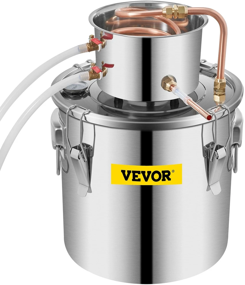 VEVOR Naminis distiliuotojas 21L su variu ir termometru