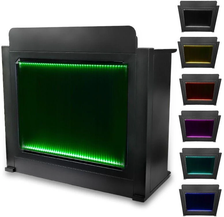 DNA Professional DJ BOOTH BK - DJ pultas su apšviečiama RGB LED panele (juodas)