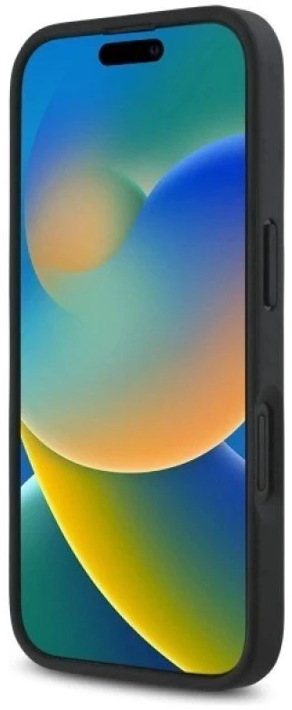 DKNY DKHMP16SPSHRPSK Apple iPhone 16 6.1" dėklas telefonui juodos spalvos Repeat Pattern Stack Logo MagSafe