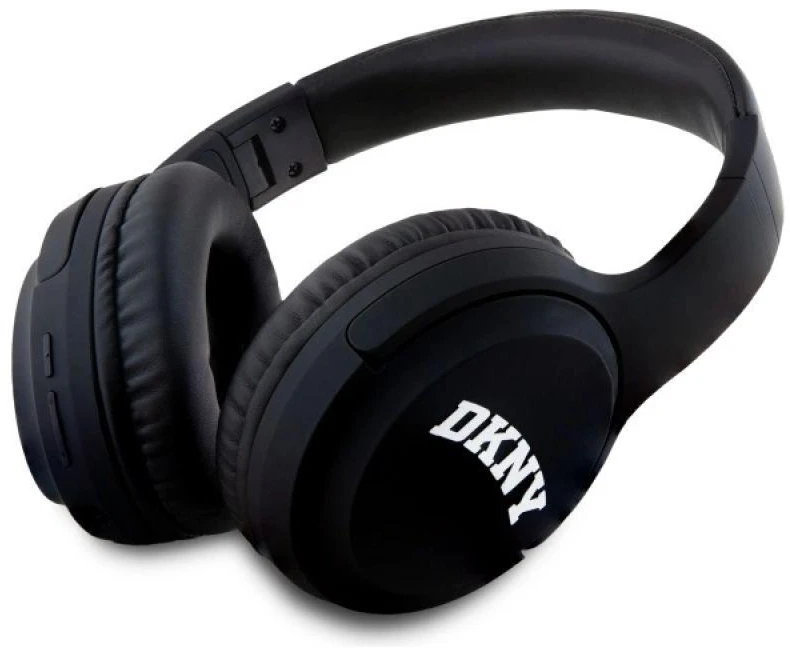 DKNY ausinės Bluetooth DKBH3DNYAK juodos spalvos Arch Logo