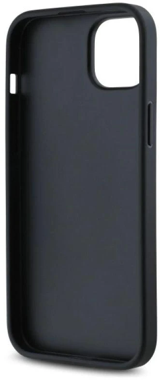 Dėklas DKNY DKHCP15MPQDSLK Apple iPhone 15 Plus 6.7″ juodos spalvos Quilted Stack Logo