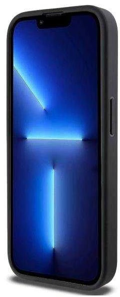 DKNY DKHMP15XPGHLME Apple iPhone 15 Pro Max 6.7″ beige kietas dėklas Grained Metal Logo MagSafe