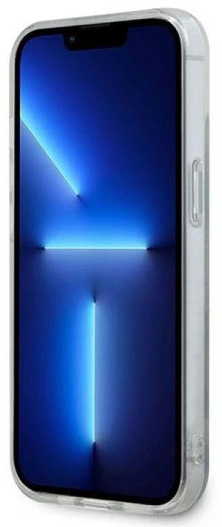 DKNY DKHMP15MHCPTSK Apple iPhone 15 Plus 14 Plus 6.7 inch juodos spalvos kietas dėklas IML Checkered Mono Pattern & Pr