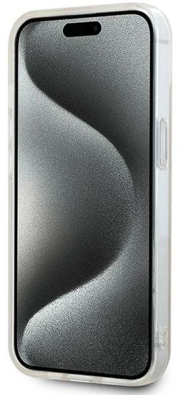 DKNY DKHMP15SHCPTSP Apple iPhone 15 14 13 6.1 inch rožinės spalvos kietas dėklas IML Checkered Mono Pattern & Printed
