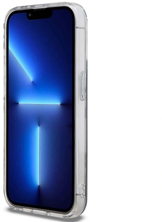 iPhone 15 Pro DKNY dėklas IML Checkered Mono Pattern (DKHCP15LHDLCEK) juodos spalvos