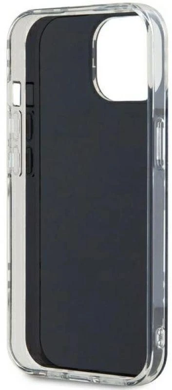 DKNY DKHCP15MHDLCEK Apple iPhone 15 Plus 14 Plus 6.7 inch juodos spalvos kietas dėklas IML Checkered Mono Pattern