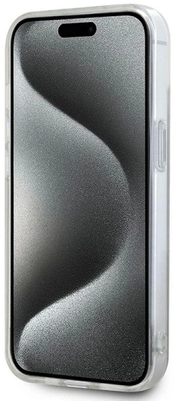 DKNY DKHMP14SHCPTSE Apple iPhone 14 15 13 6.1 inch beige kietas dėklas IML Checkered Mono Pattern & Printed
