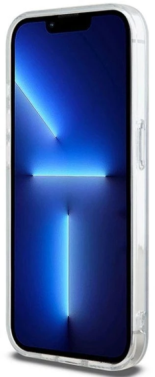 Apple iPhone 15 Pro Max DKNY dėklas IML Mono & Stripe MagSafe (DKHMP15XHRHSEB) mėlynos spalvos