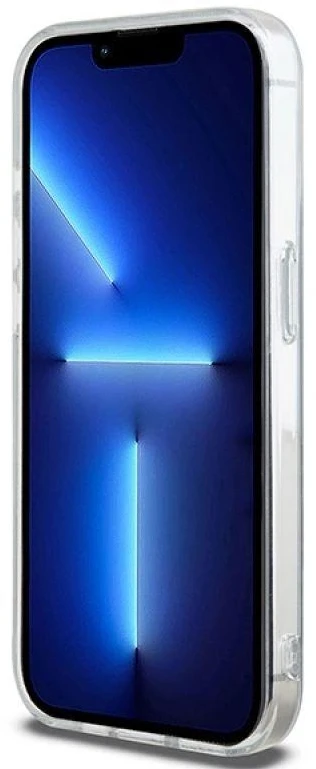 Apple iPhone 15 Pro DKNY dėklas IML Mono & Stripe MagSafe (DKHMP15LHRHSEK) juodos spalvos