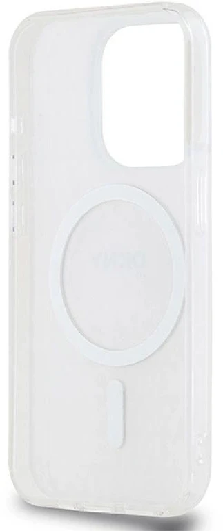 Apple iPhone 15 Pro Max DKNY dėklas IML Mono & Stripe MagSafe (DKHMP15XHRHSEP) rožinės spalvos