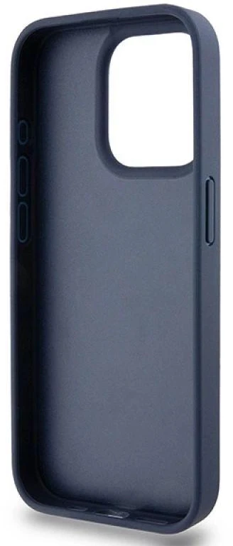Apple iPhone 15 Pro DKNY odinis dėklas Mono Stripe & Metal Logo (DKHCP15LPRTHSLB) mėlynos spalvos