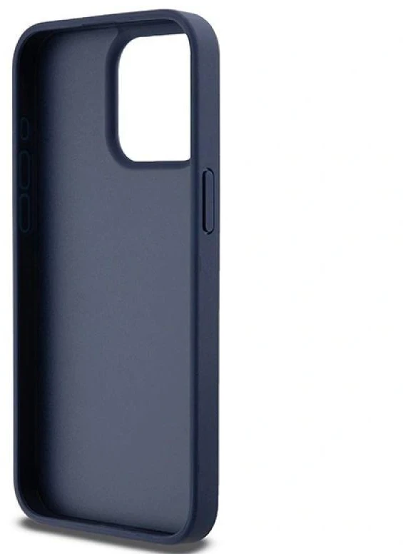 iPhone 15 Pro Max DKNY odinis dėklas Mono Stripe & Metal Logo (DKHCP15XPRTHSLB) mėlynos spalvos
