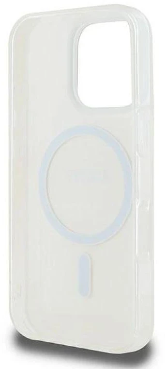 DKNY DKHMP16XHRHSEP Apple iPhone 16 Pro Max 6.9″ rožinės spalvos kietas dėklas Repeat Texture Pattern With Stripe