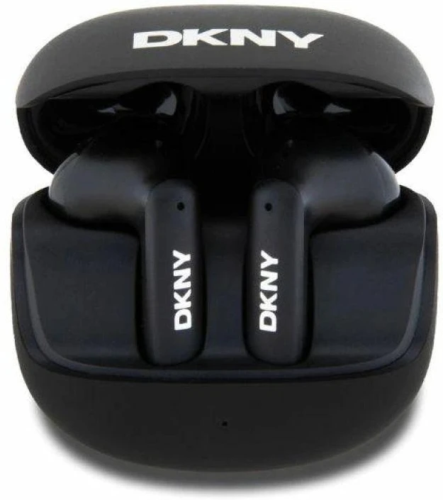DKNY ausinės Bluetooth DKTWST6AEHLK juodos spalvos TWS BT Satiny Finish