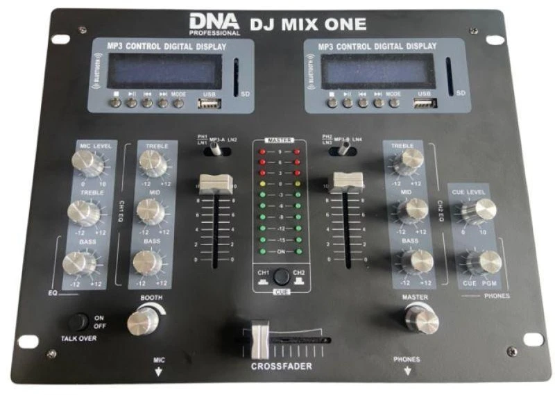 Carruzzo DNA DJ MIX ONE analoginis stereo garso maišytuvas „Blu-ray“