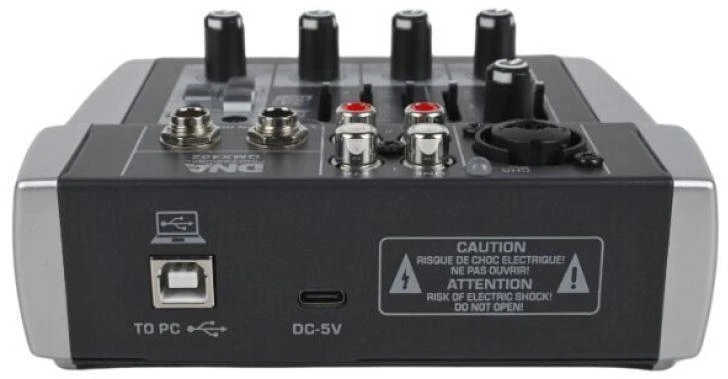 DNA Professional QMX402 - analoginis garso maišytuvas su „Bluetooth“