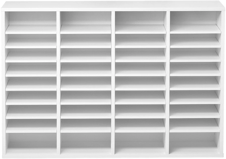 VEVOR Medinis literatūros dėklas su 36 skyreliais