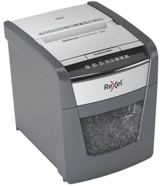 Automatinis dokumentų naikiklis Rexel Optimum Autofeed 50X, 4x28mm, P4, 20l