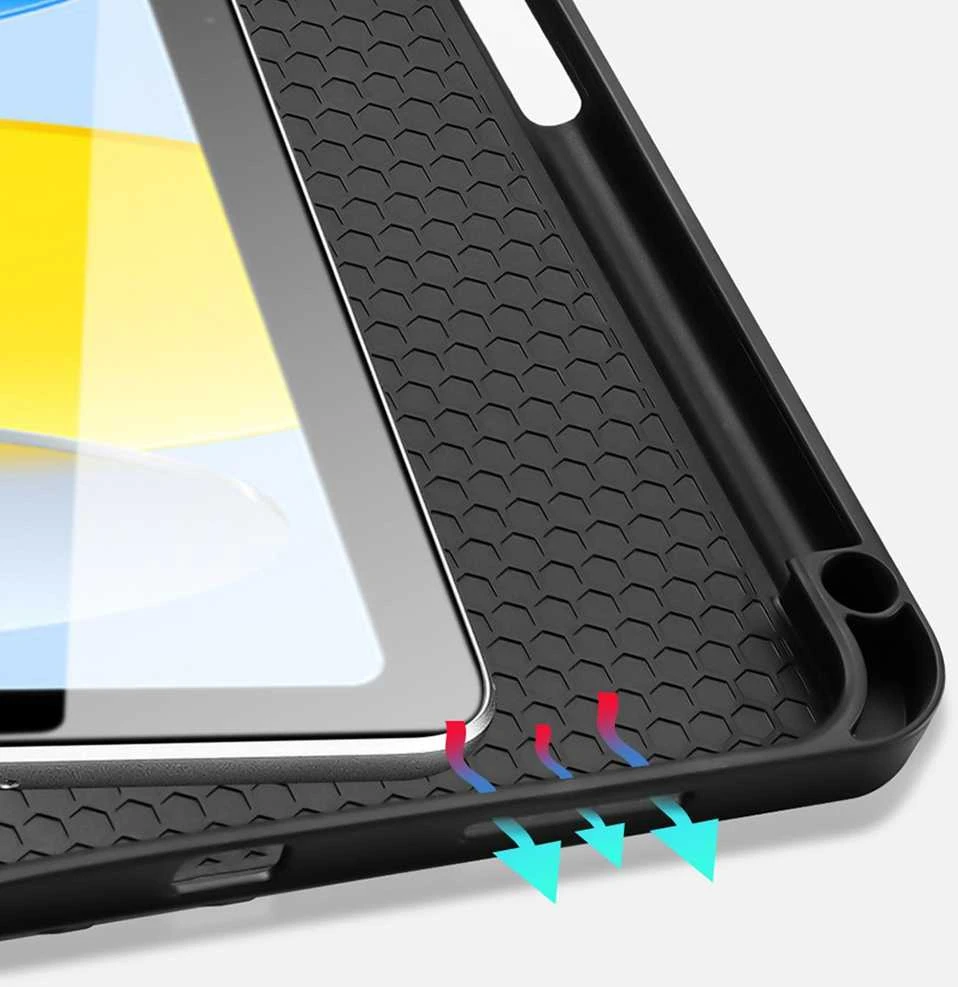 Dėklas Dux Ducis Domo Apple iPad 10.9 2022 tamsiai mėlynas