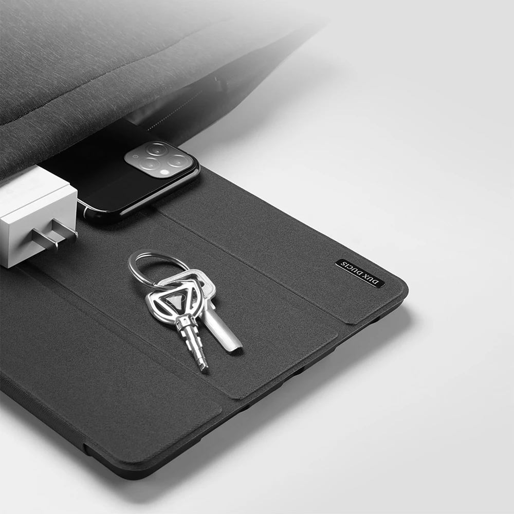 Dėklas Dux Ducis Domo Apple iPad 10.9 2022/iPad 11 2025 juodas