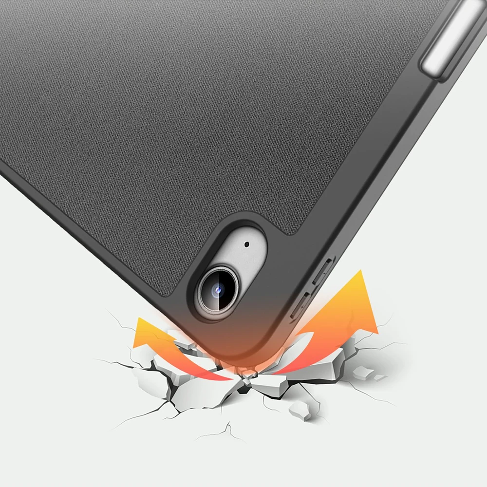 Dėklas Dux Ducis Domo Apple iPad 10.9 2022/iPad 11 2025 juodas