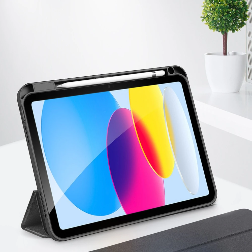 Dėklas Dux Ducis Domo Apple iPad 10.9 2022/iPad 11 2025 juodas