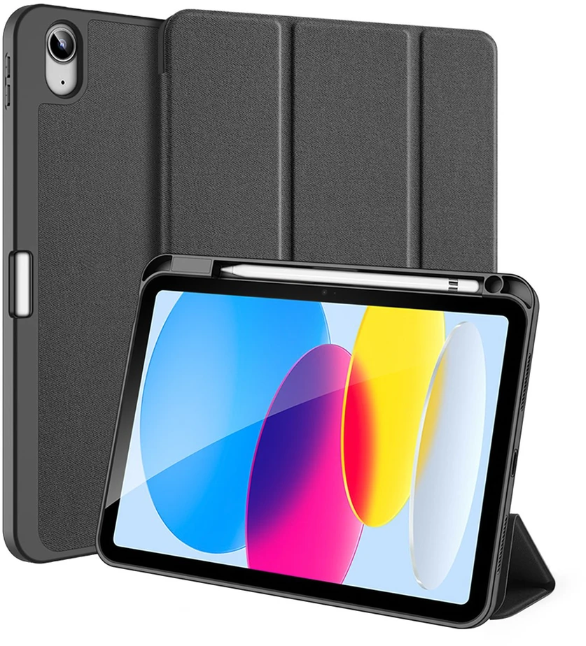 Dėklas Dux Ducis Domo Apple iPad 10.9 2022/iPad 11 2025 juodas