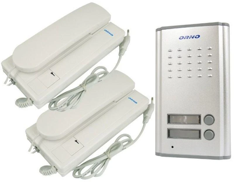 Orno Rinkinys Dviejų šeimų domofono komplektas, įleidžiamas, FOSSA MULTI
