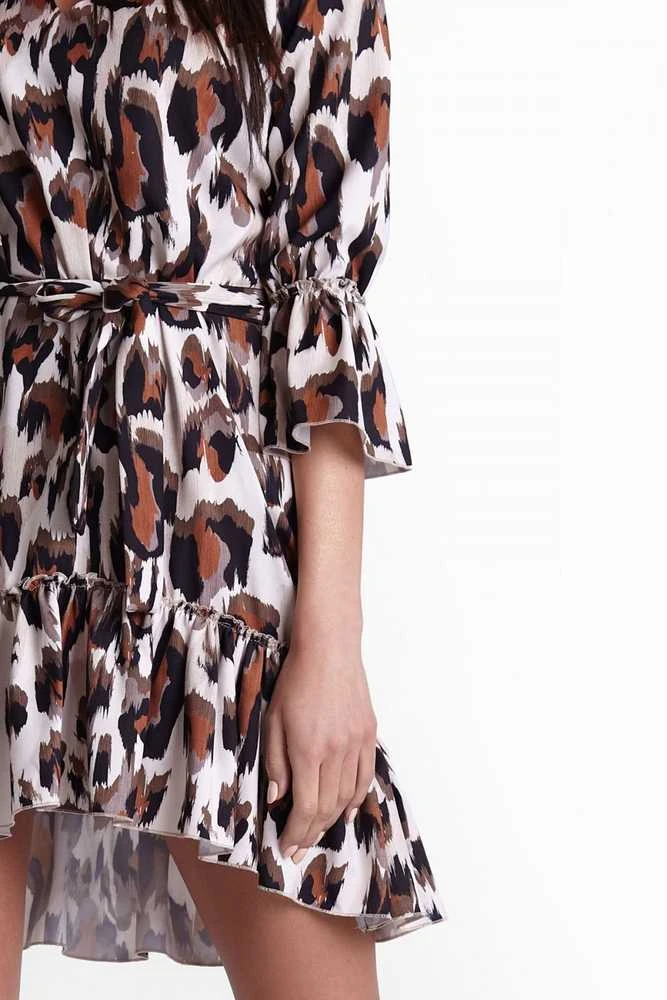 DORITA LEOPARD SUKNELĖ