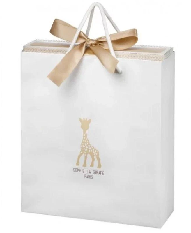 Sophie La Girafe VULLI SOPHIE LA GIRAFFE DOVANŲ RINKINYS SU KRAMTUKU-BARŠKUČIU