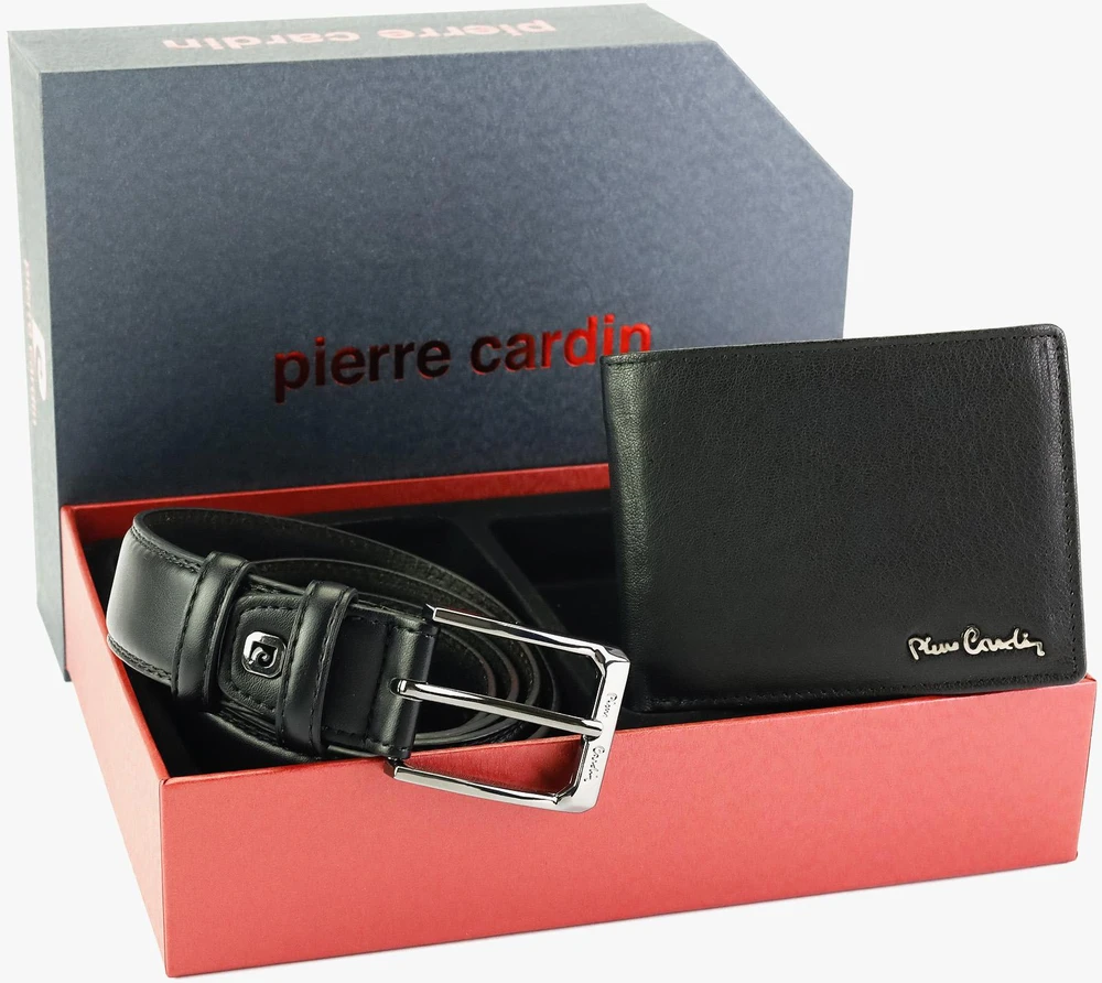 Vyriškas dovanų rinkinys Pierre Cardin PARURE 2551 GG37 juodas