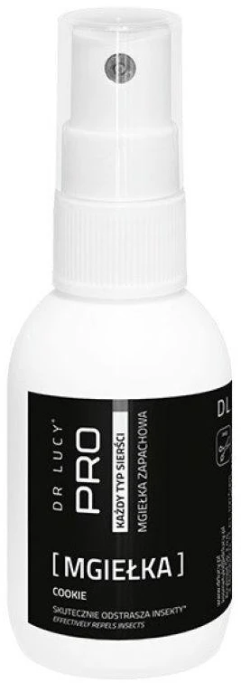 Dr. Lucy Pro sausainių kvapo dulksna – malonaus kvapo purškiklis su repelentu, 50 ml