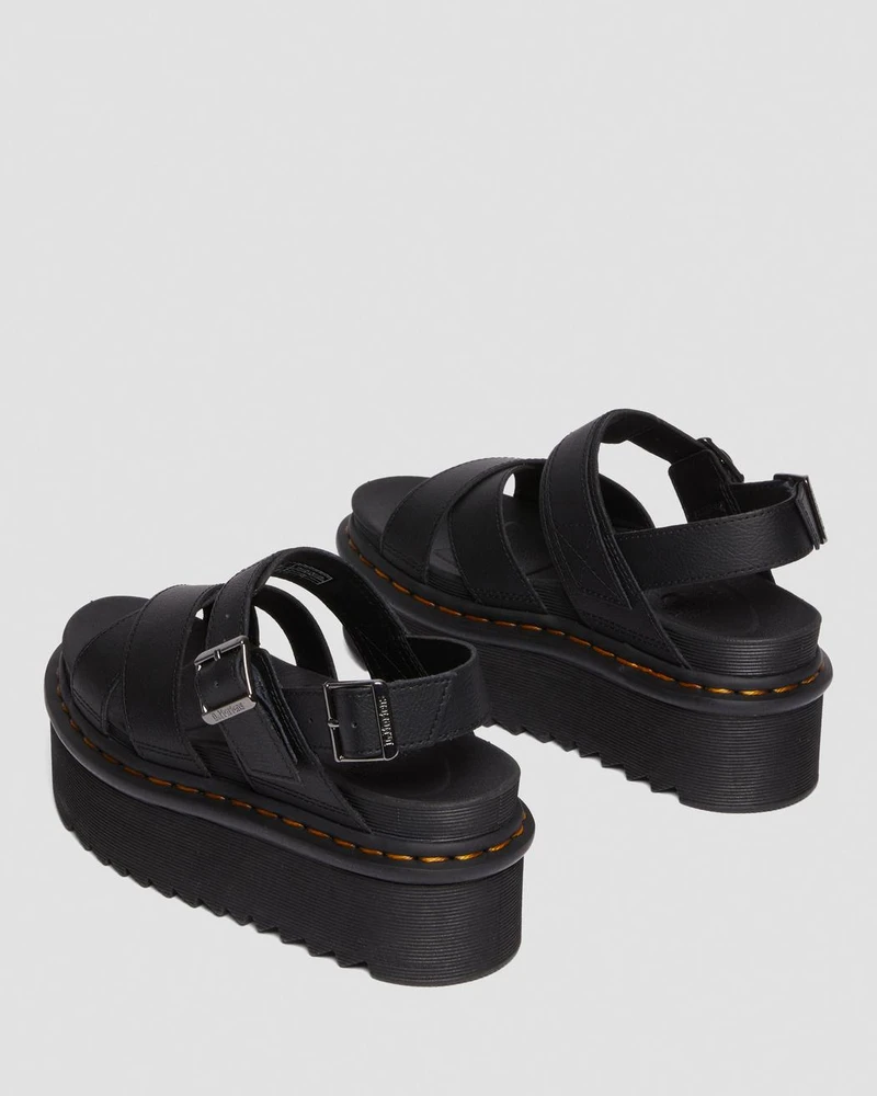 „Dr. Martens Voss II Quad“ juodos spalvos „Athena“ sandalai, 30717001