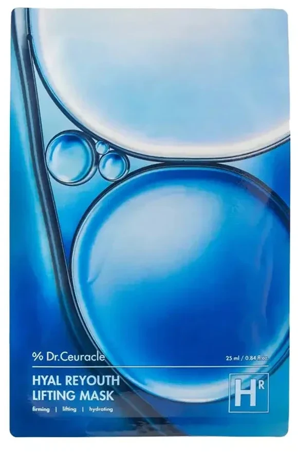 Dr.Ceuracle Hyal Reyouth drėkinamoji stangrinamoji kaukė (liftingo kaukė), 10 x, 25 ml