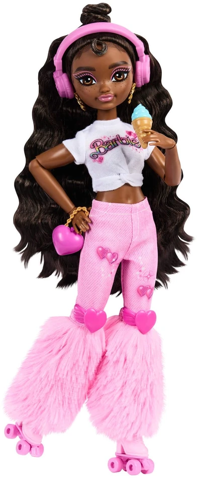 „Dream Besties“ serijos lėlė „Barbie Brooklyn“ su riedučiais