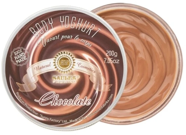 Drėkinamasis kūno jogurtas CHOCOLATE Saules Fabrika, 200 g