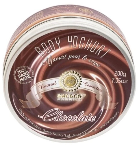 Drėkinamasis kūno jogurtas CHOCOLATE Saules Fabrika, 200 g