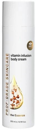 GMT Beauty Vitamin Infusion Body Kreminis drėkinamasis kūno kremas su vitaminais, 200 ml